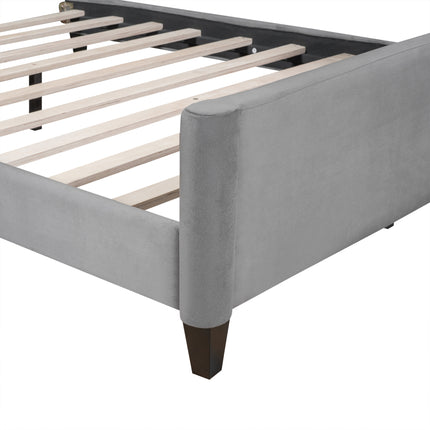 BR7- Modern Luxury Tufted Button Daybed, Full, Gray (Old SKU: SM001009AAE) - Likeshoppe 