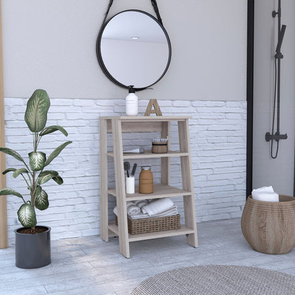 PU10- Phoenix Linen Cabinet; Four Shelves - Likeshoppe 