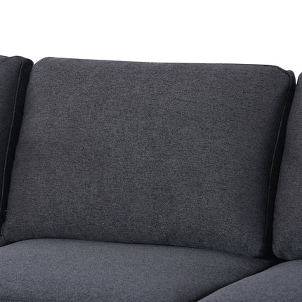 U1- 3 Pieces U shaped Sofa with Removable Ottomans - Likeshoppe 