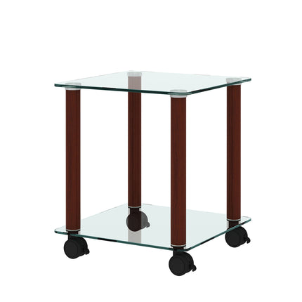 ST2- 1-Piece Side Table ;  2-Tier Space End Table ; Modern Night Stand;  Sofa table;  Side Table with Storage Shelve - Likeshoppe 