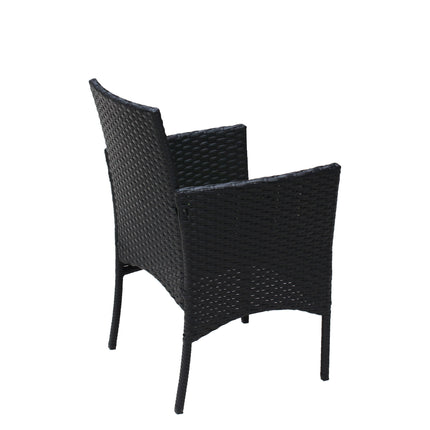 PX5- 4 PC Rattan Patio Furniture Set Outdoor Patio Cushioned Seat Wicker Sofa - Likeshoppe 