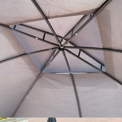 AG16- 10x10 Ft Outdoor Patio Garden Gazebo Canopy, Outdoor Shading, Gazebo Tent With Curtains - Likeshoppe 