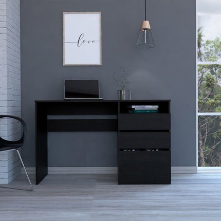 PL4- Louisiana Writing Computer Desk; Three Drawers - Likeshoppe 