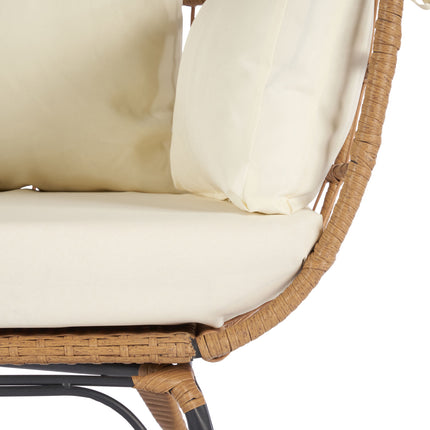 PY3- Outdoor Garden Rattan Egg Swing Chair Hanging Chair - Likeshoppe 