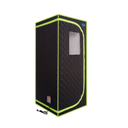 AK5- Portable Plus Type Full Size Far Infrared Sauna tent. Spa;  Detox ; Therapy and Relaxation at home.Larger Space; Stainless Steel Pipes Connector Easy to Install - Likeshoppe 