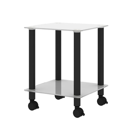 ST2- 1-Piece Side Table ;  2-Tier Space End Table ; Modern Night Stand;  Sofa table;  Side Table with Storage Shelve - Likeshoppe 