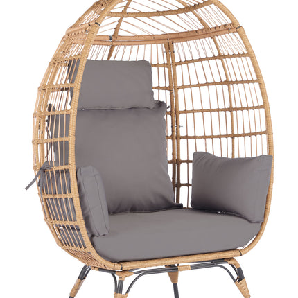 PY3- Outdoor Garden Rattan Egg Swing Chair Hanging Chair - Likeshoppe 