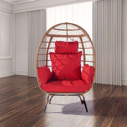 PY3- Outdoor Garden Rattan Egg Swing Chair Hanging Chair - Likeshoppe 