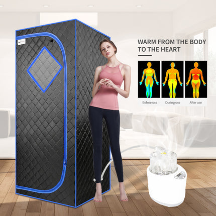 AK9- Sojourner Portable Sauna for Home - Steam Sauna Tent, Personal Sauna - Sauna Heater, Tent, Chair, Remote Included for Home Sauna - Enjoy Your Own Personal Spa - Likeshoppe 