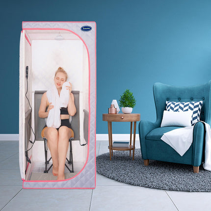AK6- Portable Full Size  Infrared Sauna tent–Personal Home Spa;  with Infrared Panels;  Heating Foot Pad; Controller;  Foldable Chair ; Reading light.Easy to Install.Fast heating - Likeshoppe 