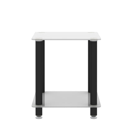 ST2- 1-Piece Side Table ;  2-Tier Space End Table ; Modern Night Stand;  Sofa table;  Side Table with Storage Shelve - Likeshoppe 
