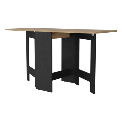 DT1- Likeshoppe Folding Dining Table, Space-Saving, Foldable in 3 Forms, White - Likeshoppe 