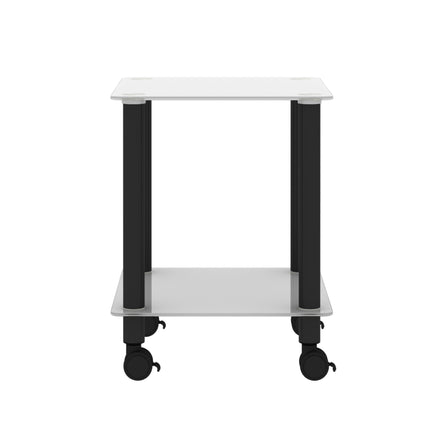 ST2- 1-Piece Side Table ;  2-Tier Space End Table ; Modern Night Stand;  Sofa table;  Side Table with Storage Shelve - Likeshoppe 