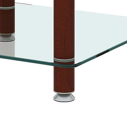 ST2- 1-Piece Side Table ;  2-Tier Space End Table ; Modern Night Stand;  Sofa table;  Side Table with Storage Shelve - Likeshoppe 