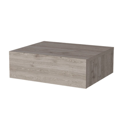 PE1- Vienna Floating Nightstand, Sleek Wall-Mounted Design with Spacious Drawer Storage, Dark Brown - Likeshoppe 