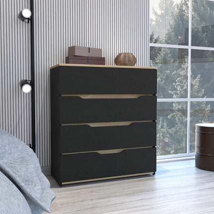 PD12- California Drawer Dresser; Four Spacious Drawers; Superior Top - Likeshoppe 