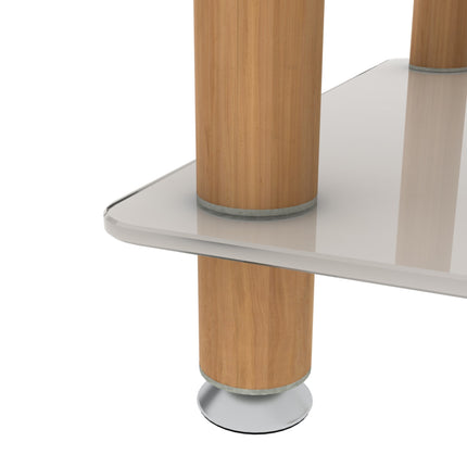 ST2- 1-Piece Side Table ;  2-Tier Space End Table ; Modern Night Stand;  Sofa table;  Side Table with Storage Shelve - Likeshoppe 