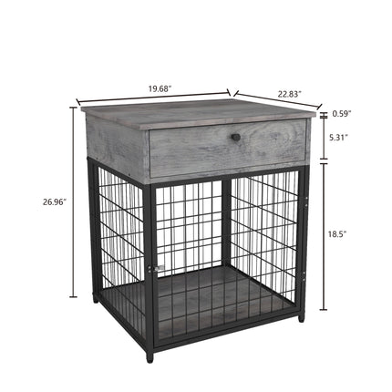 PE10- Furniture Dog Crates for small dogs Wooden Dog Kennel Dog Crate End Table, Nightstand - Likeshoppe 