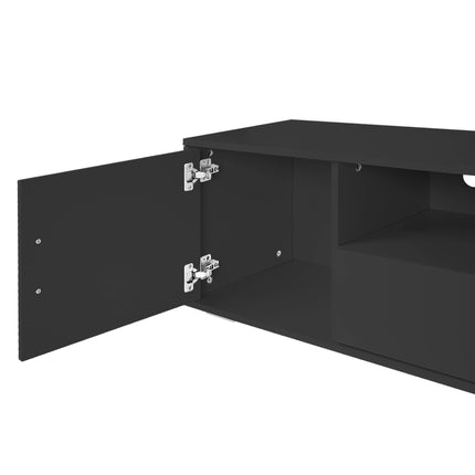 TV9- Modern TV stand with LED Lights Entertainment Center TV cabinet with Storage for Up to 75 inch for Gaming Living Room Bedroom - Likeshoppe 