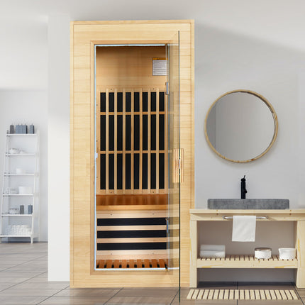 AK2- Single Graphene Far Infrared Sauna Room Dual Audio Bluetooth - Likeshoppe 