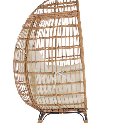 PY3- Outdoor Garden Rattan Egg Swing Chair Hanging Chair - Likeshoppe 