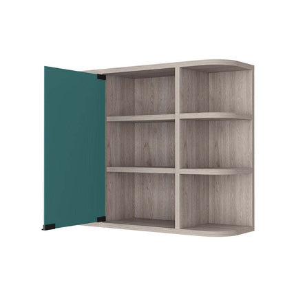 PU4- Valdez Medicine Cabinet With Six Shelves, Mirror Cabinet - Likeshoppe 