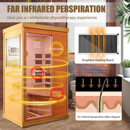 AK1- infrared sauna room single room - Likeshoppe 