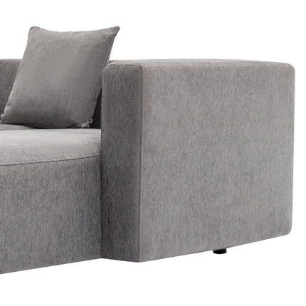 L-Shaped Sectional Luxury Modern Style Living Room Upholstery Sofa - Likeshoppe 