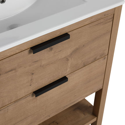PT2- 30 Inch Bathroom Vanity Plywood With 2 Drawers - Likeshoppe 