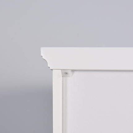 PU15- Bathroom Floor Storage Cabinet with 2 Doors Living Room Wooden Cabinet with 6 Shelves 15.75 x 11.81 x 66.93 inch - Likeshoppe 