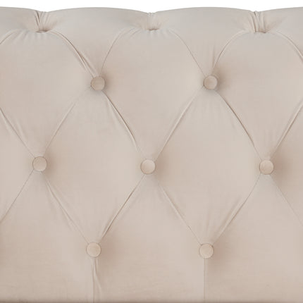 F1 82\" Mid Century Modern Sofa with Rubber Wood Legs; Velvet Upholstered Sofa Couch; Sofa with Thick Removable Seat Cushion;  3 Seater Sofa Couch for Living Room - Likeshoppe 