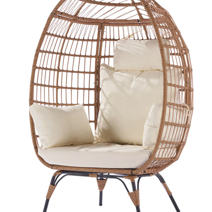 PY3- Outdoor Garden Rattan Egg Swing Chair Hanging Chair - Likeshoppe 