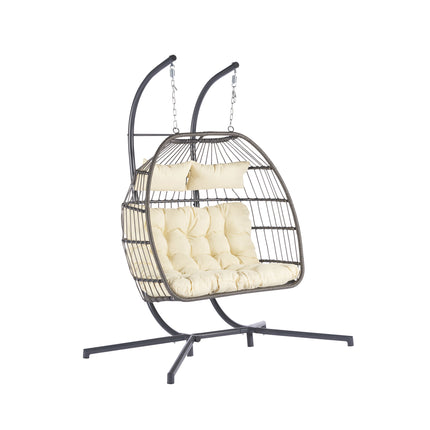 PY2- Outdoor Rattan Furniture Hanging Chair Egg Chair - Likeshoppe 