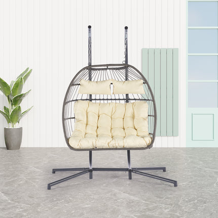 PY2- Outdoor Rattan Furniture Hanging Chair Egg Chair - Likeshoppe 