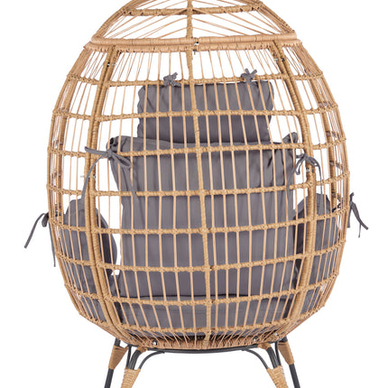 PY3- Outdoor Garden Rattan Egg Swing Chair Hanging Chair - Likeshoppe 