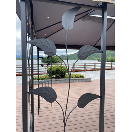 AG13- 13x10 Outdoor Patio Gazebo Canopy Tent With Ventilated Double Roof And Mosquito net(Detachable Mesh Screen On All Sides); Suitable for Lawn;  Garden;  Backyard and Deck - Likeshoppe 