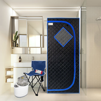AK9- Sojourner Portable Sauna for Home - Steam Sauna Tent, Personal Sauna - Sauna Heater, Tent, Chair, Remote Included for Home Sauna - Enjoy Your Own Personal Spa - Likeshoppe 