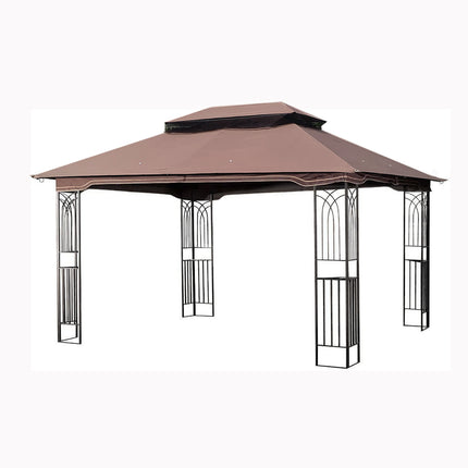 AG14- 13x10 Outdoor Patio Gazebo Canopy Tent With Ventilated Double Roof And Mosquito net(Detachable Mesh Screen On All Sides); Suitable for Lawn;  Garden;  Backyard and Deck; - Likeshoppe 