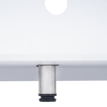 TV1- Modern Farmhouse Double Barn Door TV Stand for TVs up to 65 Inches, 58 Inch, White color - Likeshoppe 