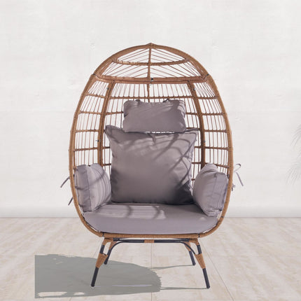 PY3- Outdoor Garden Rattan Egg Swing Chair Hanging Chair - Likeshoppe 
