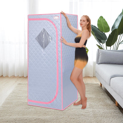 AK6- Portable Full Size  Infrared Sauna tent–Personal Home Spa;  with Infrared Panels;  Heating Foot Pad; Controller;  Foldable Chair ; Reading light.Easy to Install.Fast heating - Likeshoppe 