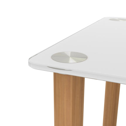 ST2- 1-Piece Side Table ;  2-Tier Space End Table ; Modern Night Stand;  Sofa table;  Side Table with Storage Shelve - Likeshoppe 