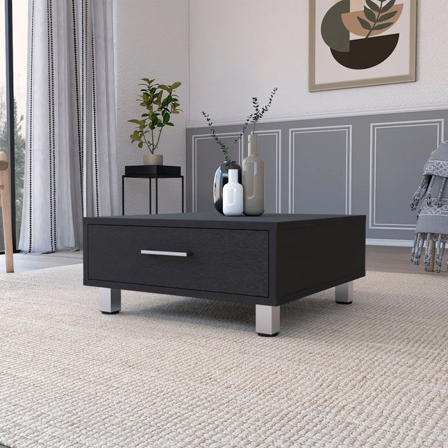 C4- Myers Coffee Table; Four Legs; One Drawer - Likeshoppe 