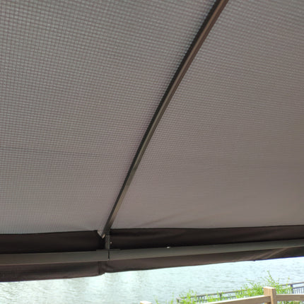 AG16- 10x10 Ft Outdoor Patio Garden Gazebo Canopy, Outdoor Shading, Gazebo Tent With Curtains - Likeshoppe 