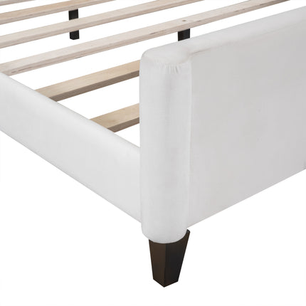 BR8- Modern Luxury Tufted Button Daybed, Full, Beige(Old SKU: SM001009AAE) - Likeshoppe 