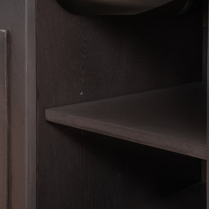 PT1- 36\\" Bathroom Vanity with Ceramic Basin;  Bathroom Storage Cabinet with Two Doors and Drawers;  Solid Frame;  Metal Handles - Likeshoppe 