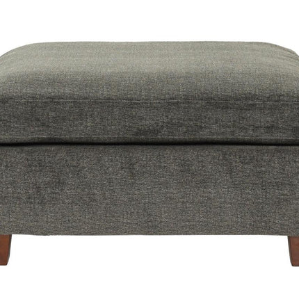 S5- Living Room Furniture Grey Chenille Modular Sectional 8pc Set Large Corner L-Sectional Modern Couch 2x Corner Wedge 4x Armless Chairs and 2x Ottomans Plywood - Likeshoppe 