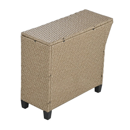 PX3- 6 - Person Fan-shaped Rattan Suit Combination with Cushions and Table,Suitable for Garden - Likeshoppe 