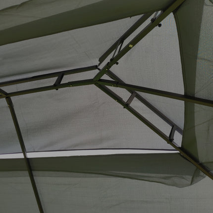 AG14- 13x10 Outdoor Patio Gazebo Canopy Tent With Ventilated Double Roof And Mosquito net(Detachable Mesh Screen On All Sides); Suitable for Lawn;  Garden;  Backyard and Deck; - Likeshoppe 