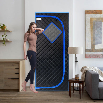 AK9- Sojourner Portable Sauna for Home - Steam Sauna Tent, Personal Sauna - Sauna Heater, Tent, Chair, Remote Included for Home Sauna - Enjoy Your Own Personal Spa - Likeshoppe 